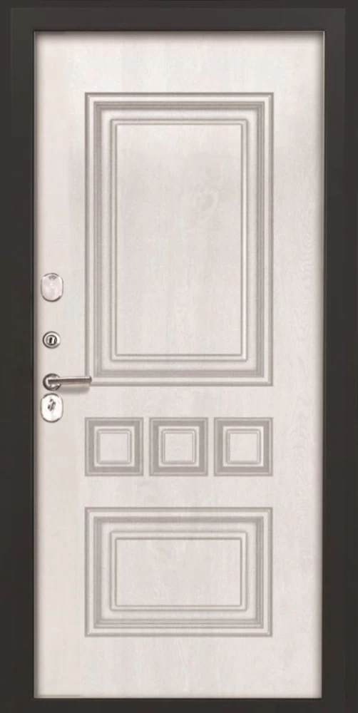Входная дверь ДвериПРО Модель L-48 фл-608 винорит white DPRO192161 внутренняя сторона