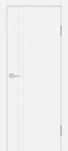 Межкомнатная дверь P-20 AL  молдинг Белый матовый