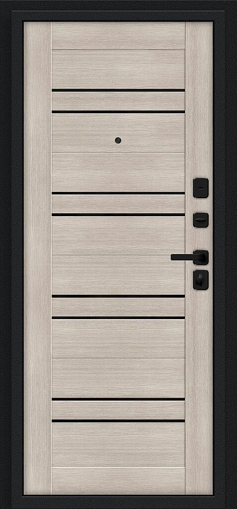 Входная дверь Энви Букле черное/Cappuccino Melinga BR5615 внутренняя сторона