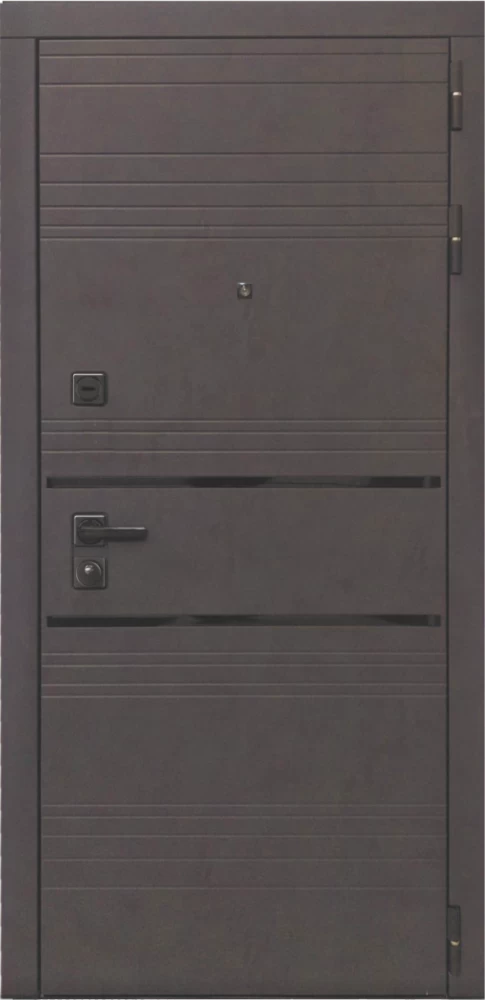 Входная дверь ДвериПРО L-43 ФЛ-790 Velutto Grigio DPRO196822 внешняя сторона