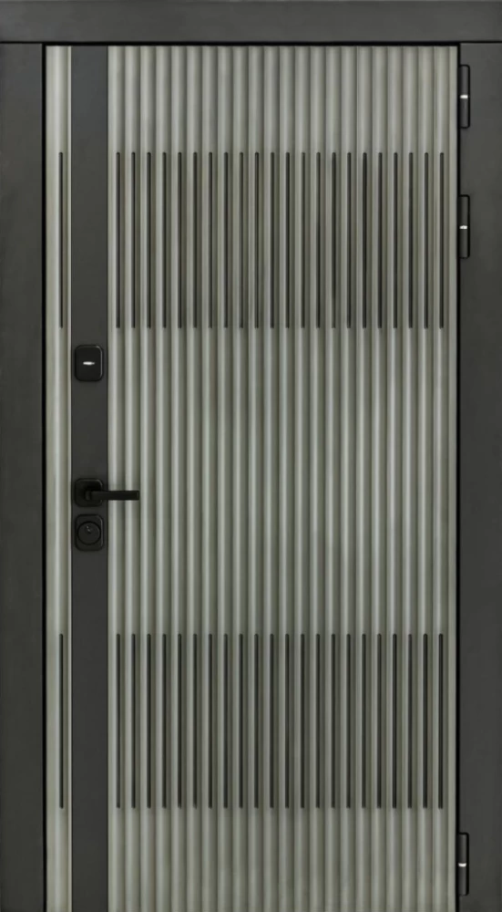 Входная дверь ДвериПРО Elfy ФЛ-677 (10мм, белый матовый) DPRO196533 внешняя сторона