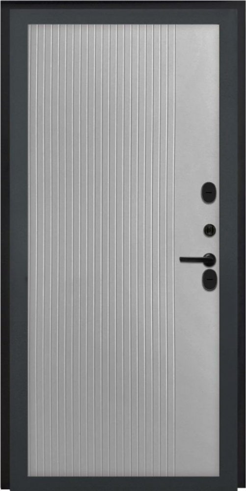 Входная дверь ДвериПРО Модель L-49 ФЛ-790 Velutto Grigio DPRO198192 внутренняя сторона